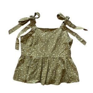 MADEWELL Rosalie Tie Strap Top Small NE237